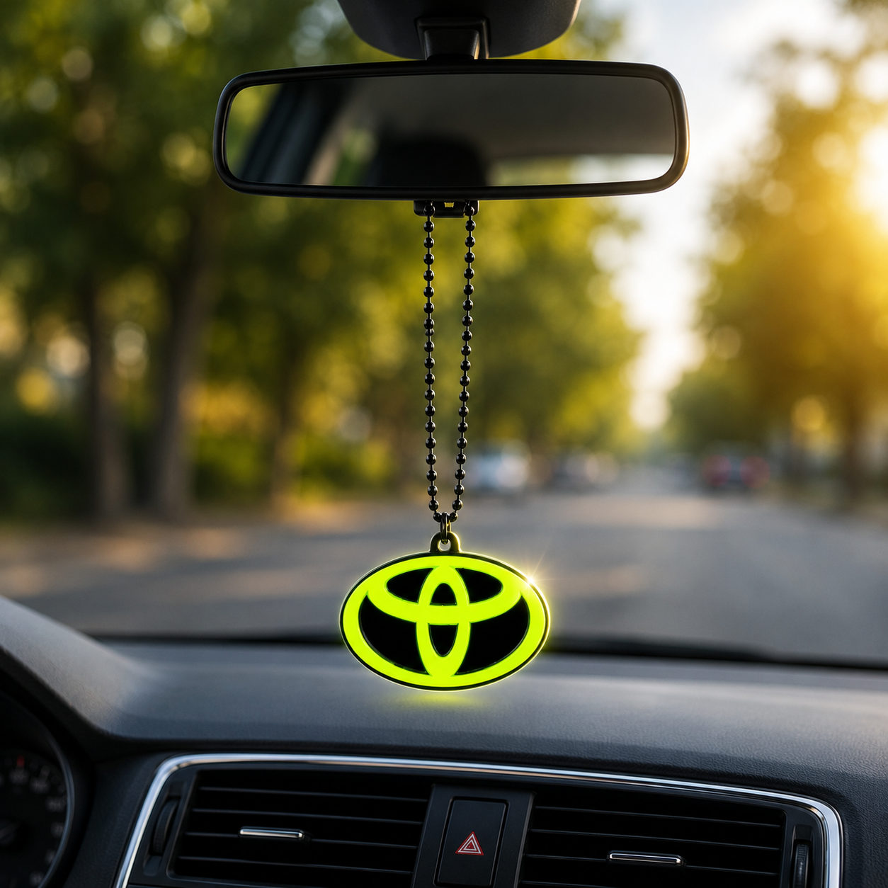 Car Hanging Toyota Logo