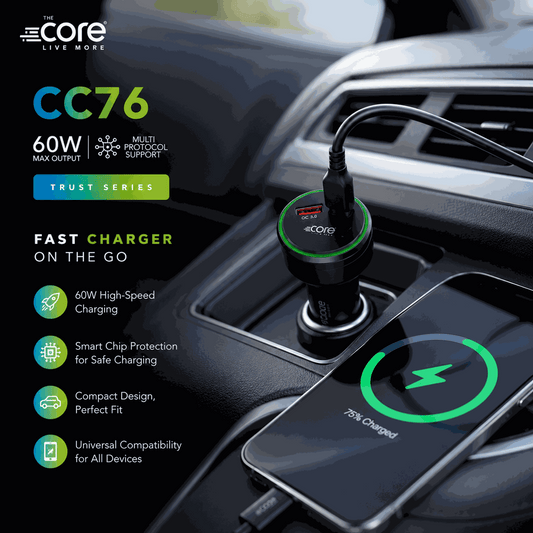 Fast Car Charger USB Charger(60W)