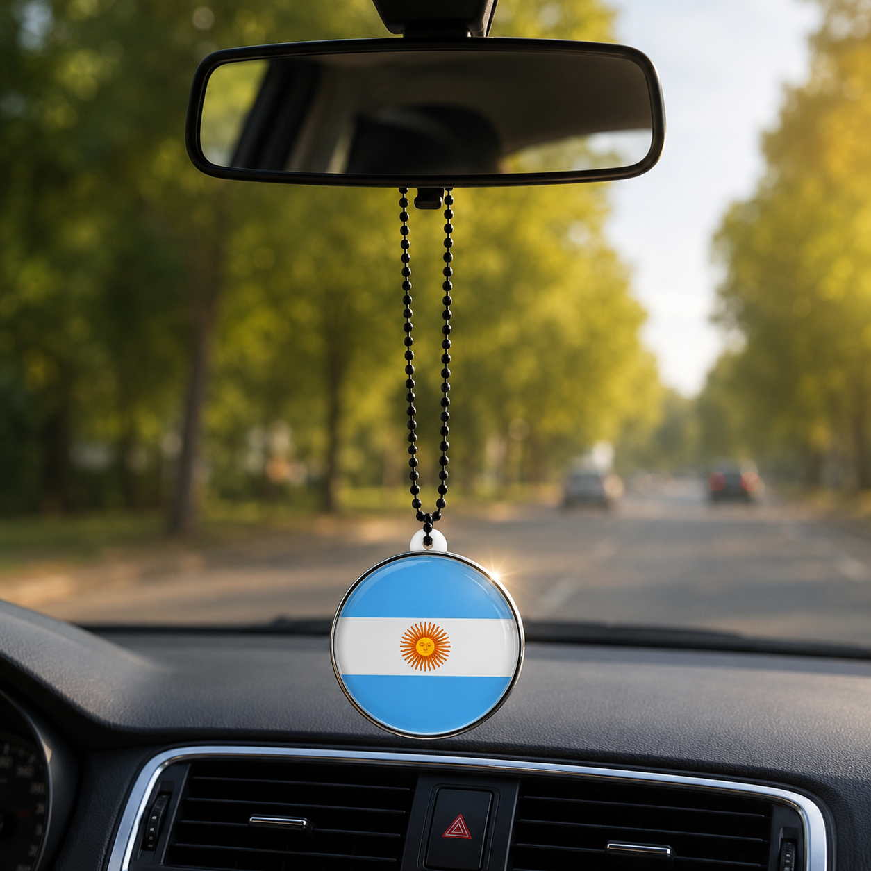 Argentina Flag Car Hanging Ornament