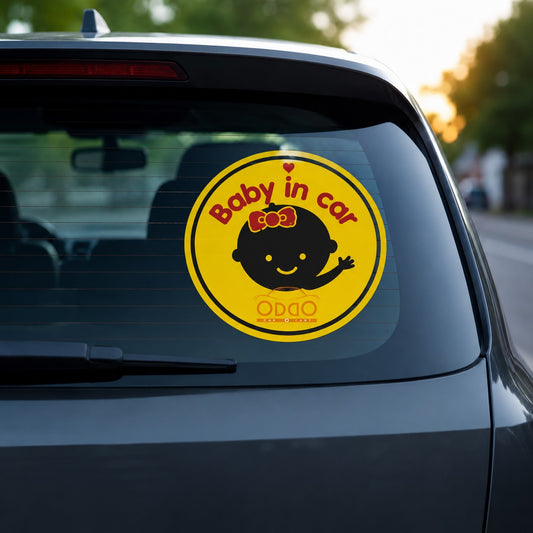 Baby in Car Safety Sticker